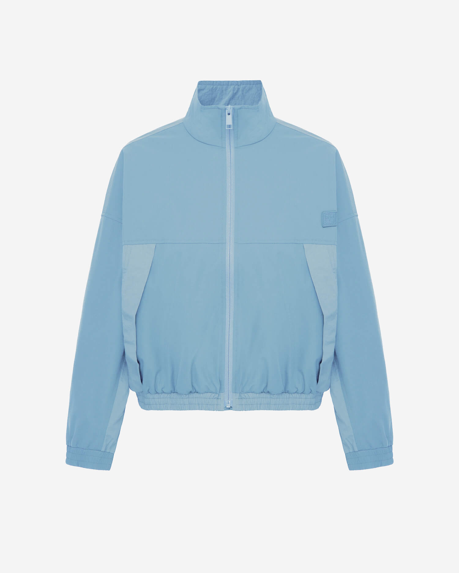 Women's Cropped Track Jacket in Light Blue 01 #light-blue