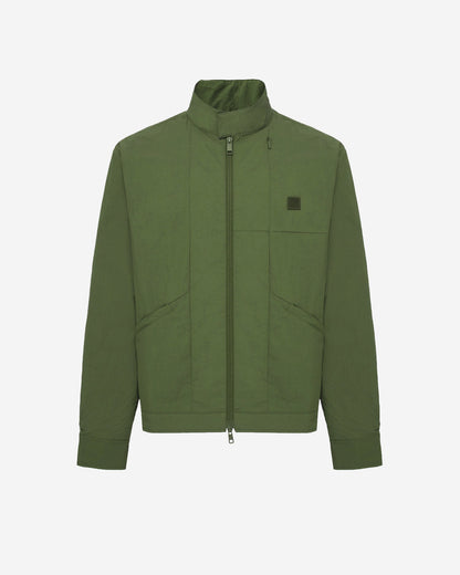 Men's Crew Jacket in Military Green 01 #military-green